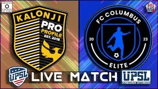 LIVE MATCH | Kalonji Pro-Profile v. FC Columbus Elite | UPSL GA Premier Division | Sept. 28, 2025