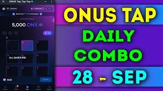 Onus Tap Tap Tap Daily Code 28 September 2024 || Today Onus Daily Code || AGP #onusdailycode