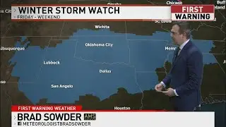 LATEST FORECAST: Cloudy with sprinkles gives way to sunny skies ahead of weekend winter storm