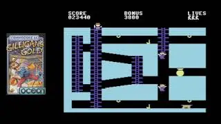 Gilligan's Gold fun gold mine game with POKEs! Commodore 64