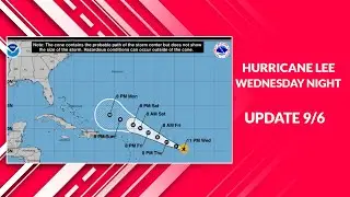 Wednesday night Earthquake update. Hurricane Lee path update. 9/6/2023