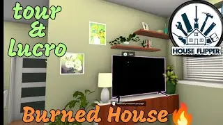 Tour e venda- -Burned house- house flipper (profit)