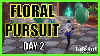Day 2: Floral Pursuit (Inverted Wind) - Genshin Impact