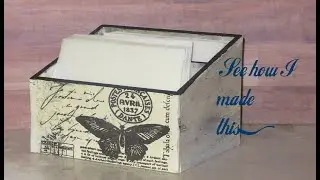 DIY Decoupaged Goodwill upcycle