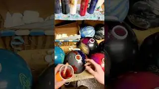 How to plug a bowling ball🎳 #bowling #shortvideo #whatdheckbowling #satisfying #viral #fypシ゚viral