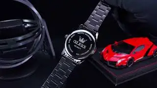 OLEVS 9937 Mens Watch Original Rotatable Wheel Hub Dial Fashion Trend