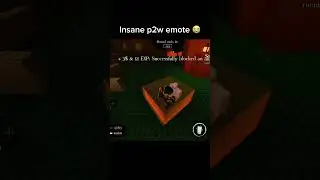 Insane P2W Emote #forsaken #gubby #roblox