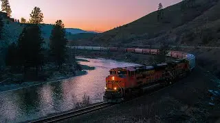 Chasing a Train Along the Stampede Subdivision & More Action!