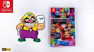 Racing as Wario on Mario Kart 8 Deluxe (Nintendo Switch OLED)