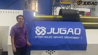 JUGAO successfully completed the commissioning task for the plate rolling machine in Vietnam.