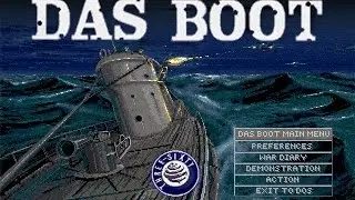 Das Boot: German U-Boat Simulation (PC/DOS) 1990, Three-Sixty Pacific, Inc