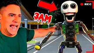 NUNCA ATENDA O ROBÔ E.L.B.E.R.R ANIMATRONIC as 3 HORAS DA MANHÃ FLAGRADO POR CAMERAS NA VIDA REAL!!