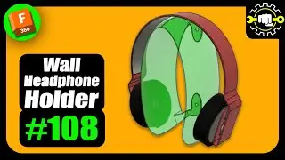 #108 Suporte Fone de Ouvido na Parede | Fusion | Projeto Raiz