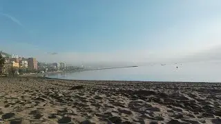 La Malagueta Beach Malaga Spain/ Andalucia/ January 2022