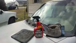 Black magic waterless car wash is best to remove pollen off white paint