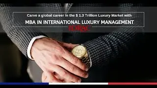 MBA in International Luxury Management from IDRAC Business School, France
