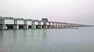 2.7 kilometer long Mahanadi bridge in Cuttack, Odisha: Aerial view of engineering marvel from Orissa
