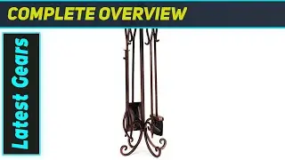Plow & Hearth Hand-Forged Iron Fireplace Tool Set: Best Durable Choice