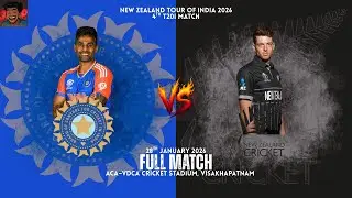 NZ vs IND 2026 4th T20I | New Zealand tour of India 2026 | Live Score | Live Streaming (Portrait)