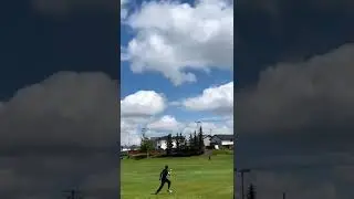 MASSIVE SIX BY PRABHJOT. #alberta #allrounder #bestbatsman#