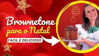 Panetone de Brownie Fácil e Lucrativo #brownie #panetone #panetonedebrownie