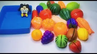 Satisfying Plastic Fruit Cutting ASMR with Super Clean Crunch