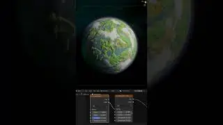 Planet-Generator in Blender #shorts