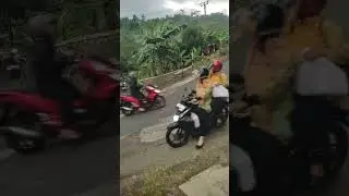 live streaming from the Sarongge hill climb