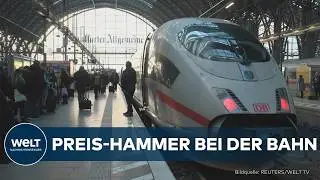 DEUTSCHE BAHN: ICE-Tickets droht jetzt der Preis-Hammer! Die Bahn-Gewerkschaft schl&auml;gt Alarm!