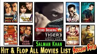 Salman Khan Hit and Flop All Movies List | Salman Khan Ki Films Names List. Year & verdict wise