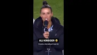 Legend and Icon, Ali Krieger's VIRAL SPEECH