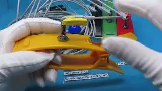 EKG10064E+EKG 10012D+EKG 10013D Compatible ECG Cable for Sadaat Medical 10 Leads, IEC Color, Grabber