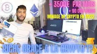 🚀RICHE GRACE A LA CRYPTO EN 2022😲💸(MINAGE OU TRADING) !?!👀💰