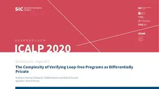 D4.C &mdash; The Complexity of Verifying Loop-free Programs as Differentially Private