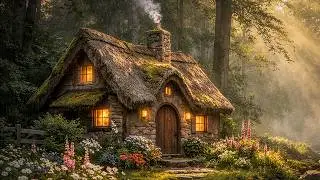 Whispering Forest Cottage ✨ Beautiful Calming & Relaxing Music