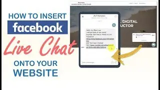 How to Insert Facebook Live Chat onto Website