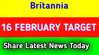Britannia Share Latest News Today || Britannia Share News Today