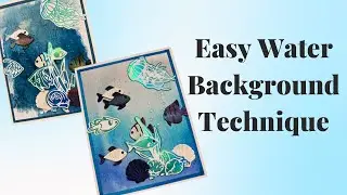 Easy Water Background Technique
