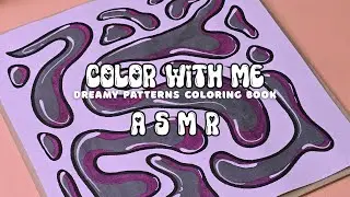 Slow Coloring an Abstract Page | Relaxing Process Video