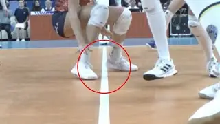 VVB Kurzvideo Betreten Mittellinie, Volleyballregeln, rules of volleyball