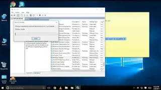 How to disable window 10 update service