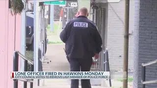 Last remaining Hawkins Police Department officer fired by city council