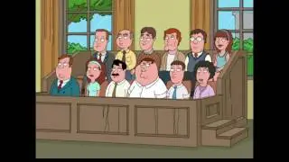 Family Guy - Awful Lot of Honkies in Here.. Jury Duty