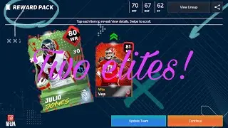 Claiming 80 ovr Julio Jones and 81 Vita Vea! Madden Mobile 21!