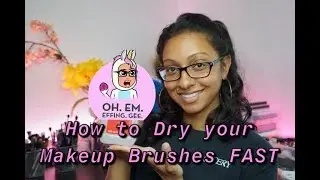 The quickest & cheapest way to dry your makeup brushes FAST | Nalanie