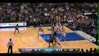 Broadcaster disgusted when Kobe takes a Dirk Nowitzki-like one-legged shot in Dallas