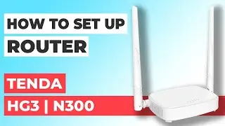 ✅ Как настроить TENDA HG3 | Как настроить WiFi-роутер TENDA N300 HG3