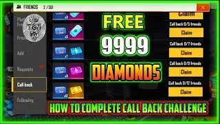 Free fire call back event tricks | Free fire tamil | TGB