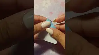 How to make a mini origami diamond | super easy and aesthetic |