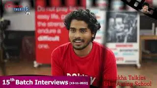 Mayukha Talkies Film Acting School 15th Batch Interviews 2022   | Uttej Expressions